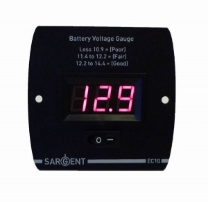 Sargent EC10 Battery Voltage Meter Digital Control Panel